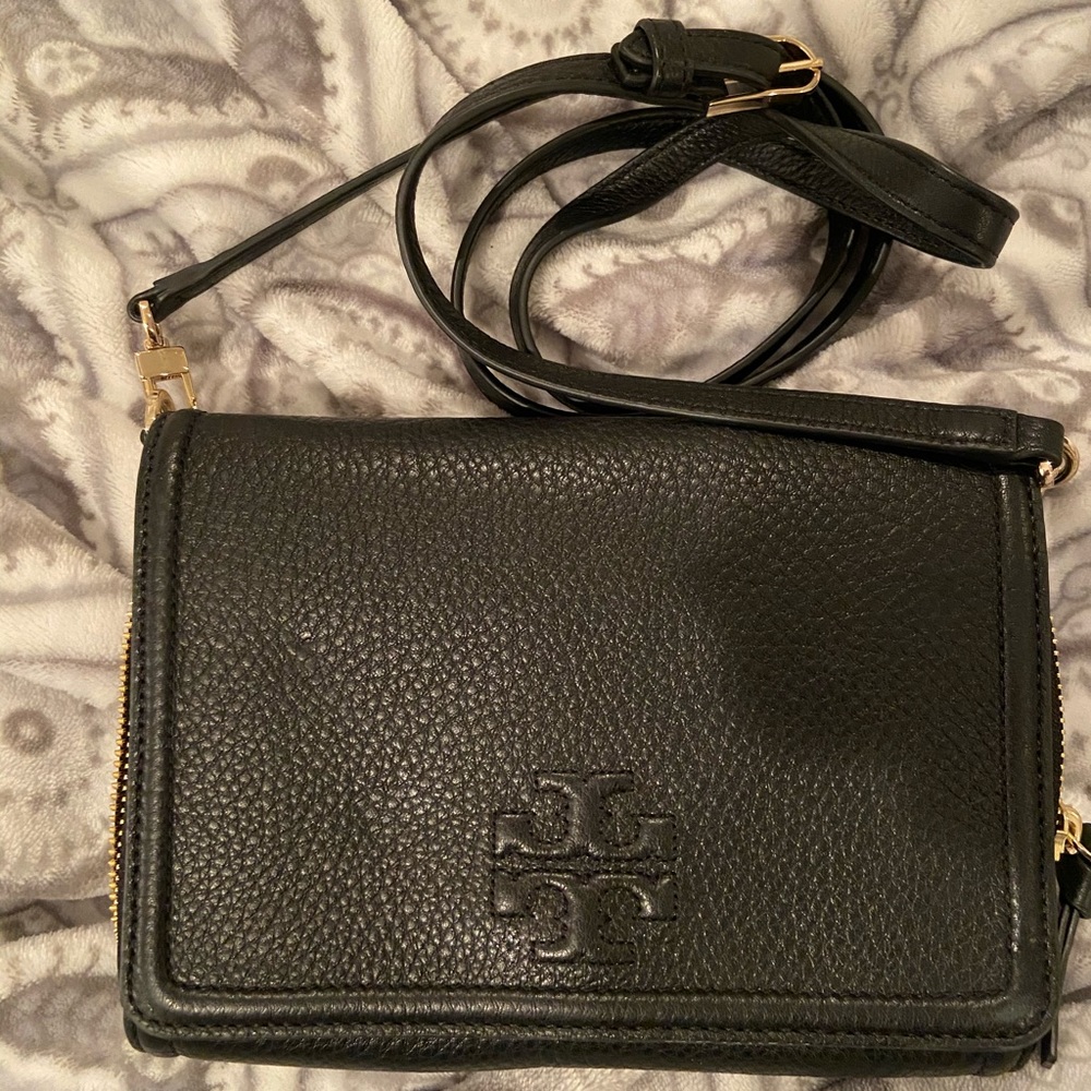 Tory Burch McGraw Wallet Crossbody: Like New